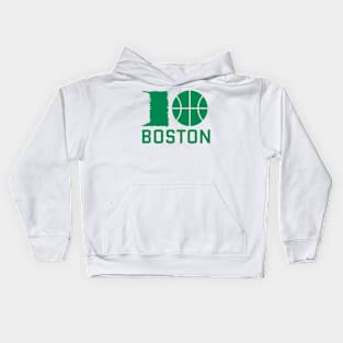 I basketball boston Kids Hoodie